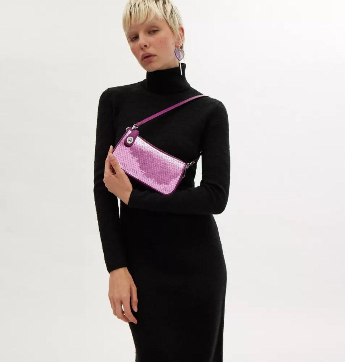 Coach Penn Shoulder Bag with Sequins