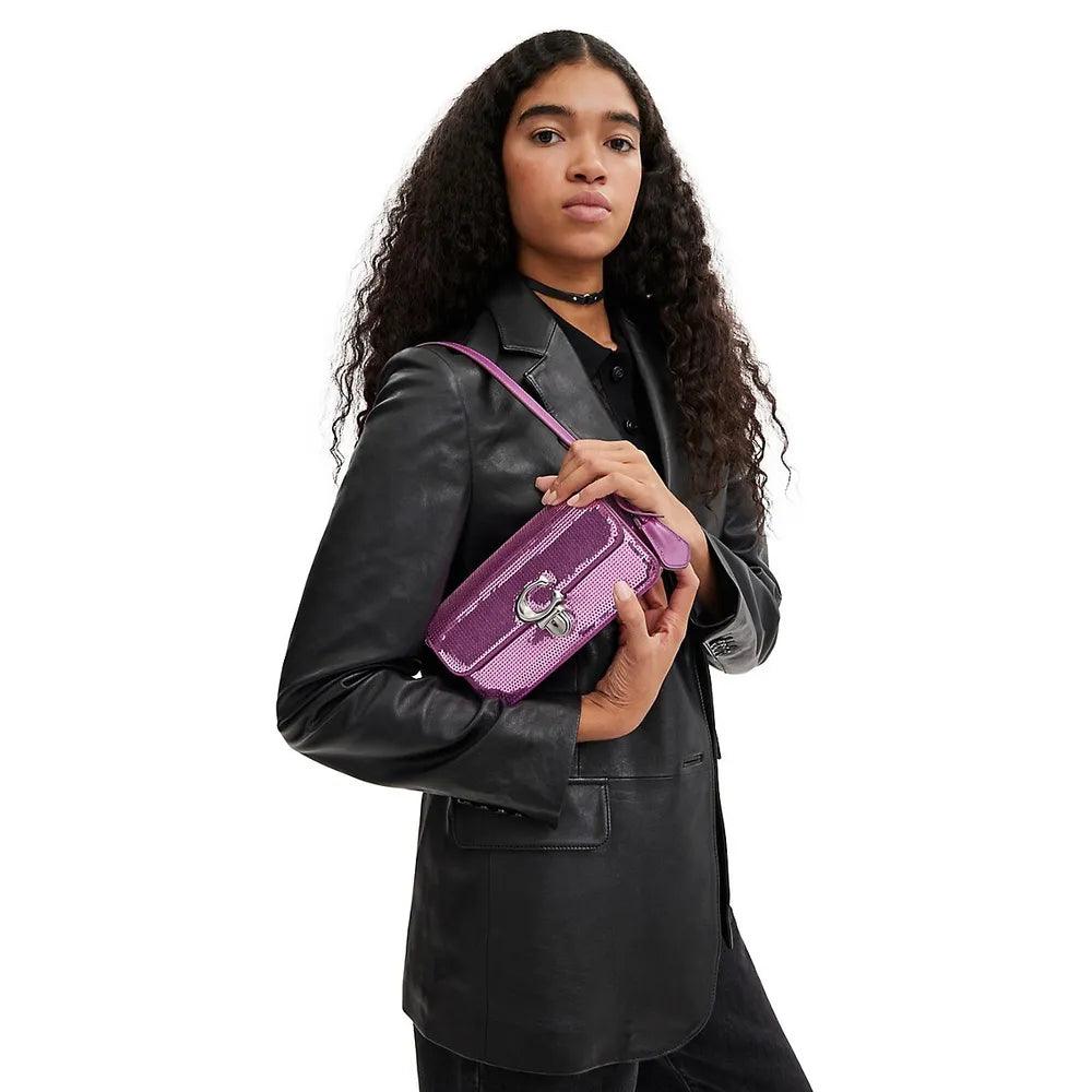 Coach Studio Baguette Bag with Sequins