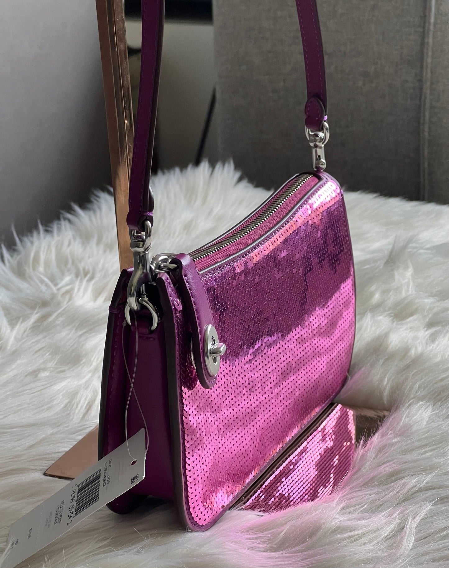 Coach Penn Shoulder Bag with Sequins