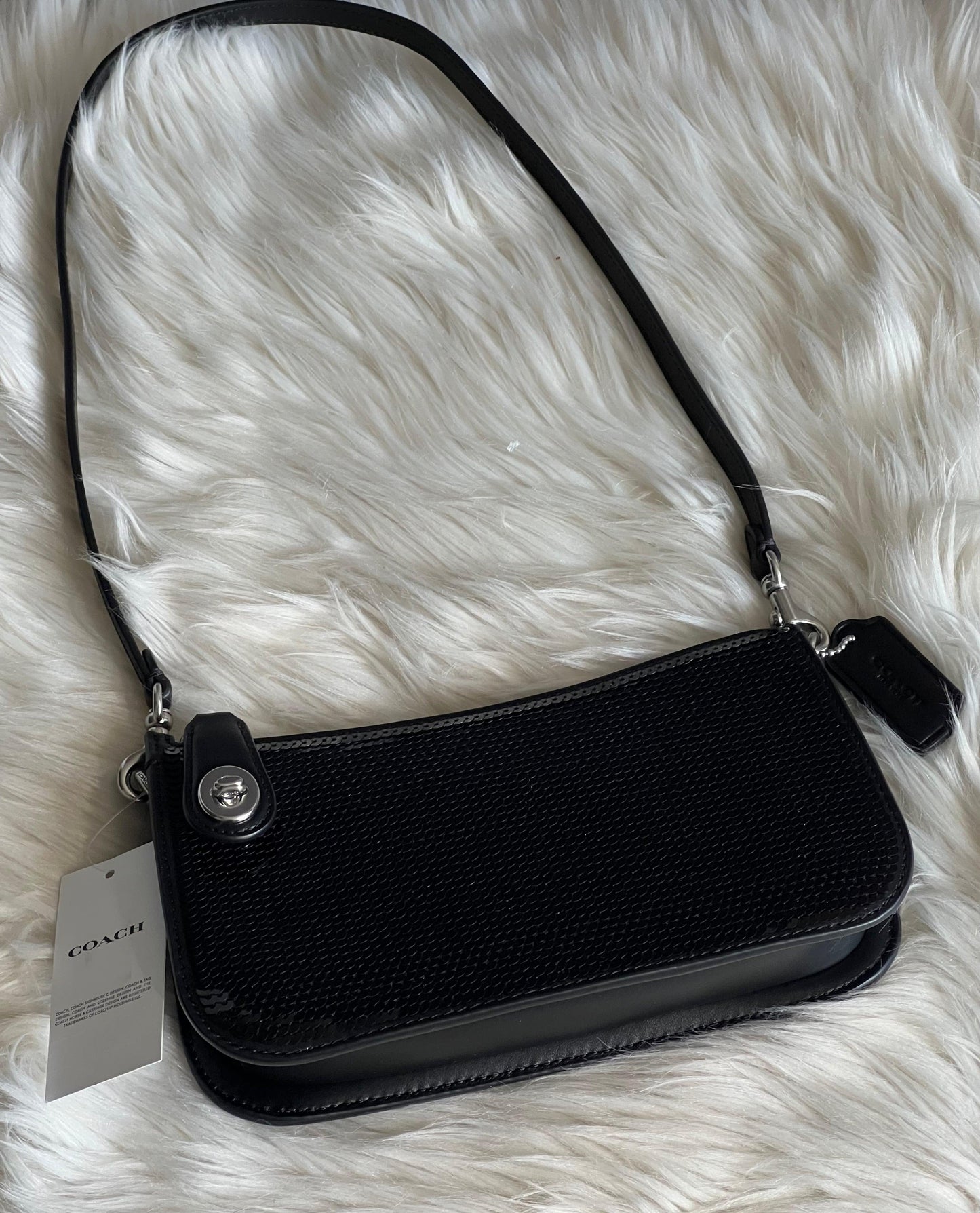 Coach Penn Shoulder Bag with Sequins