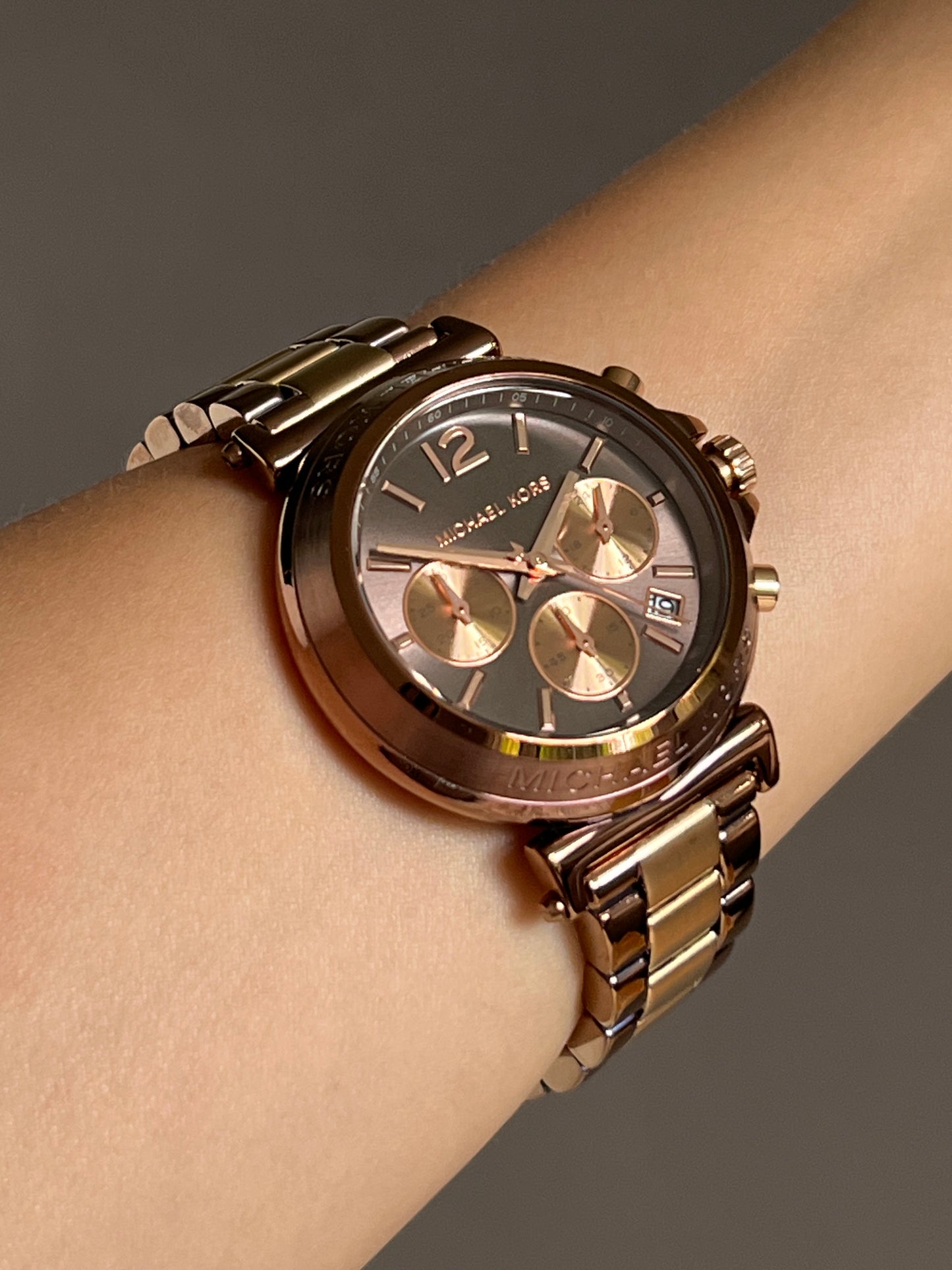 Michael Kors Women’s Oversized Maren Two-Tone Watch