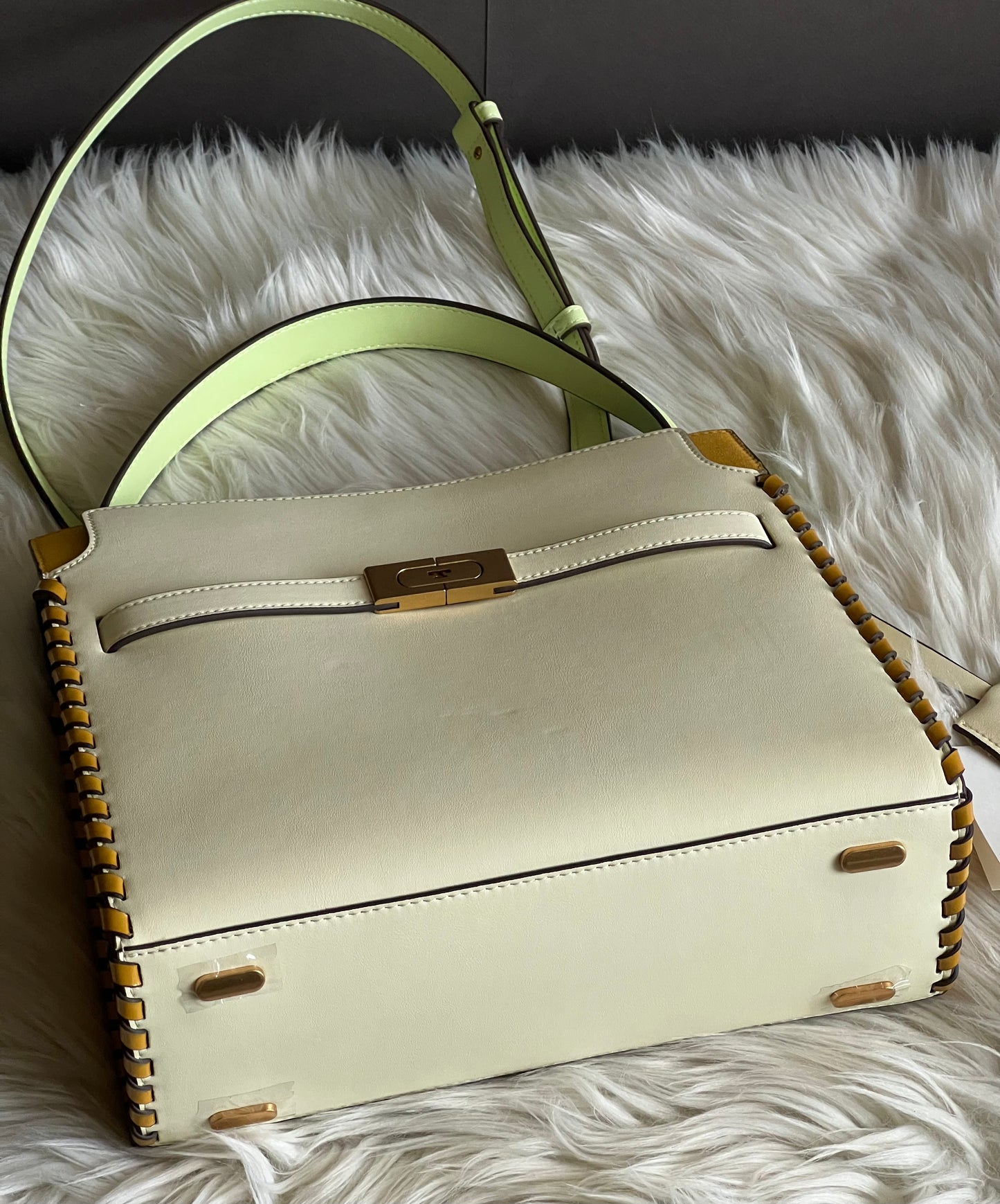Tory Burch Small Lee Radziwill Whipstitch Double Bag