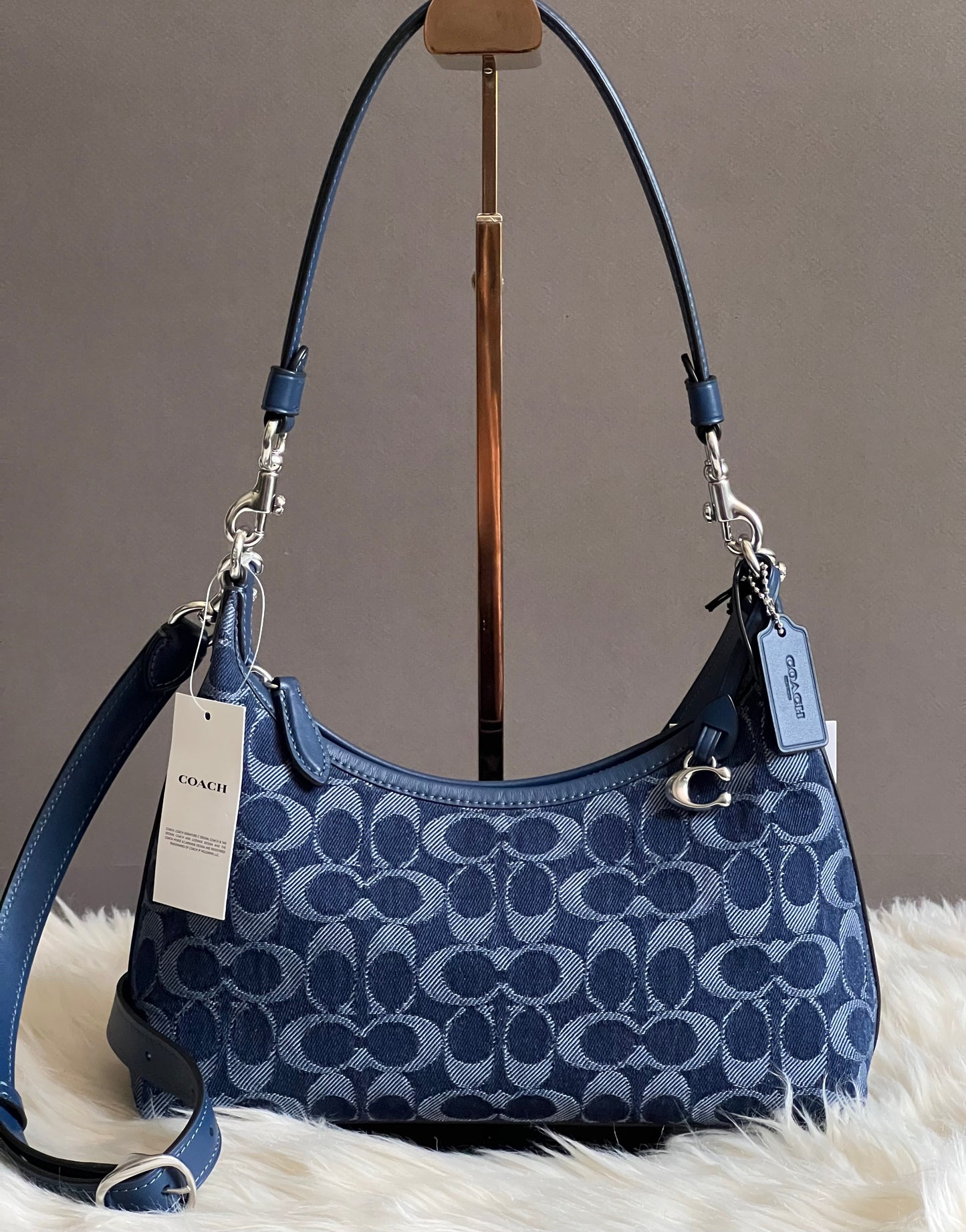 Coach Juliet Shoulder Bag 25 in Signature Denim
