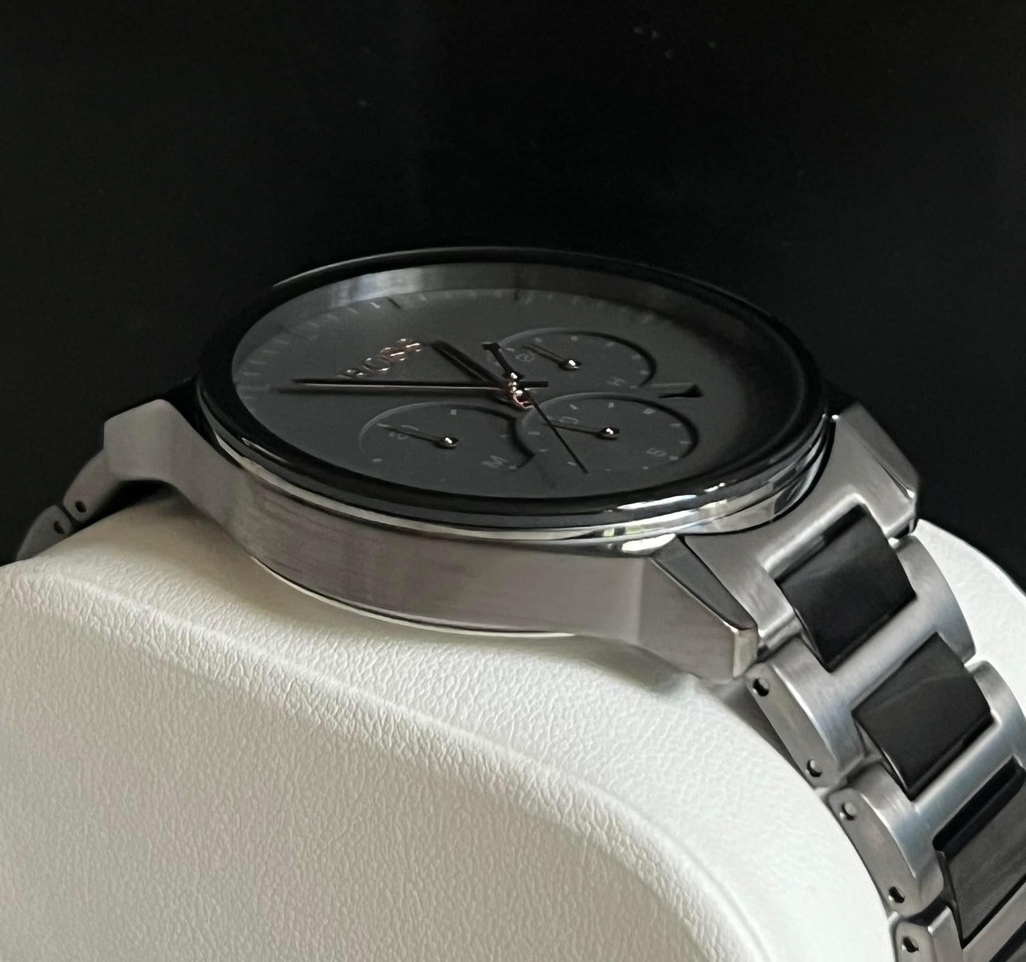 Hugo Boss Men’s Peak Chronograph Watch in Rose Gold Dial