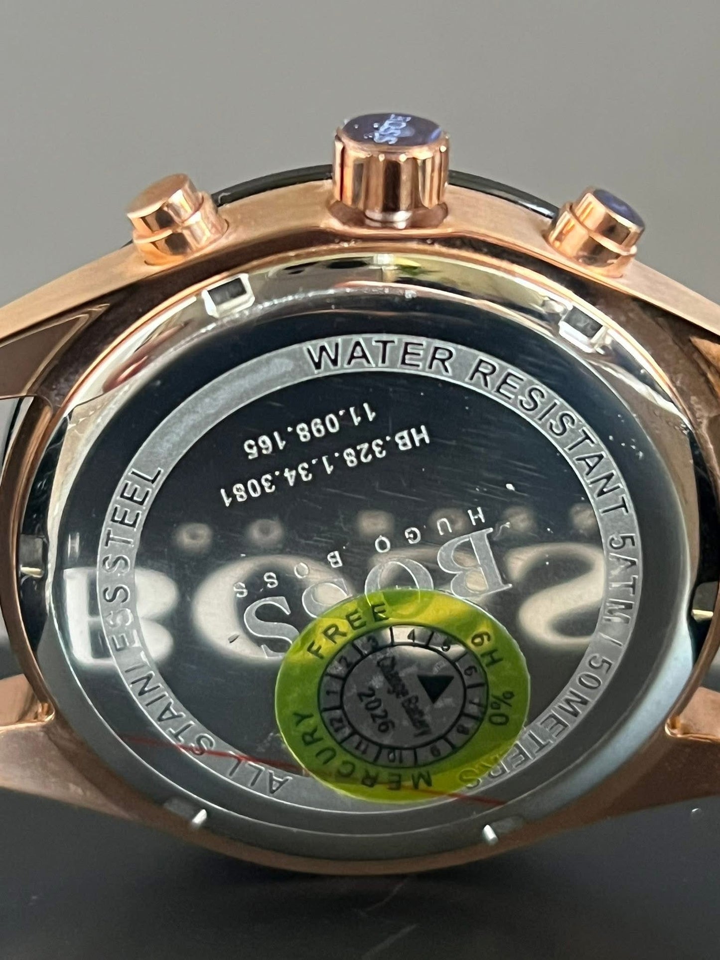 Hugo Boss Men’s Talent Black Leather Chronograph Watch