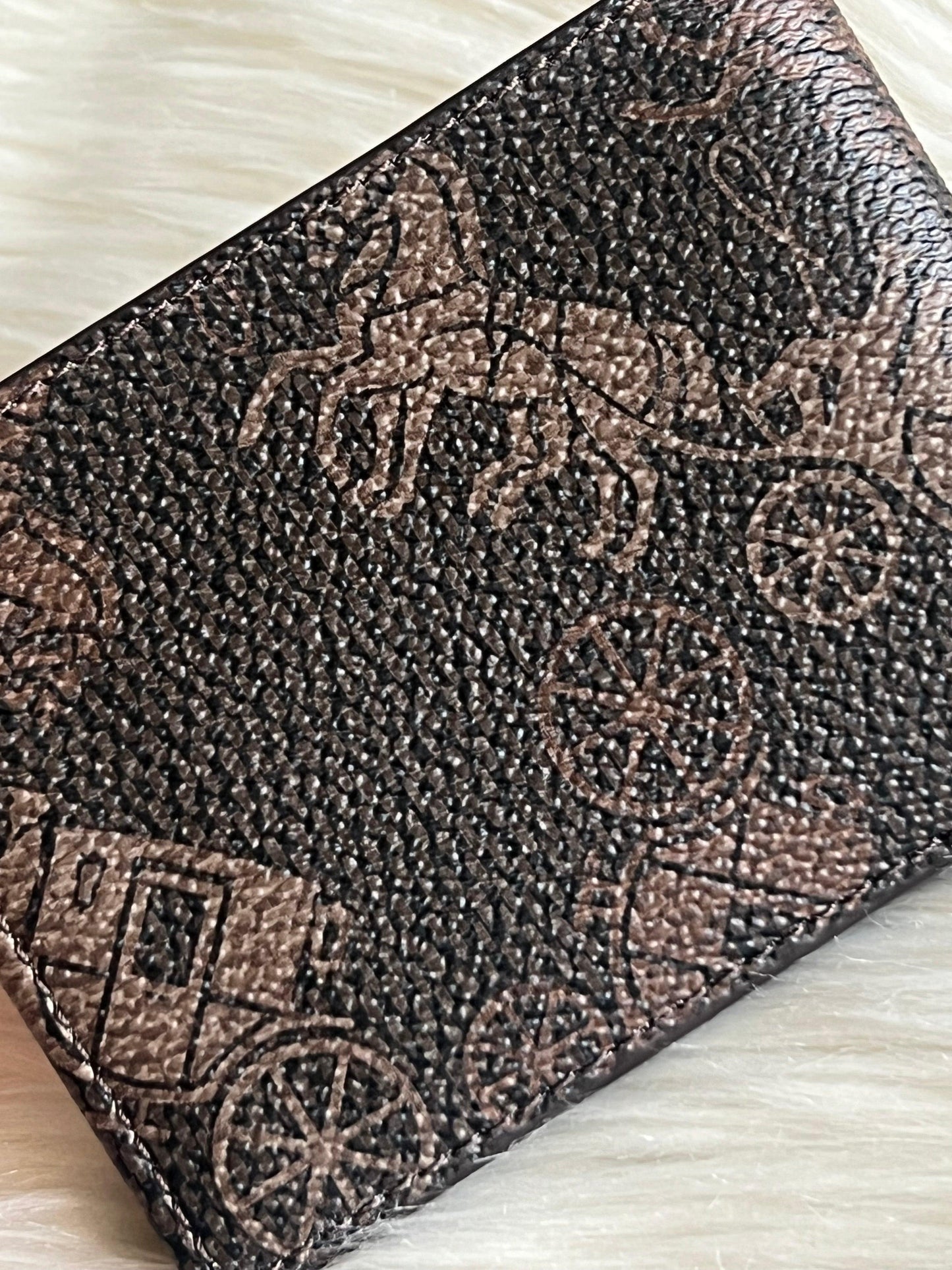 Coach Slim Billfold Wallet with Large Horse and Carriage Print
