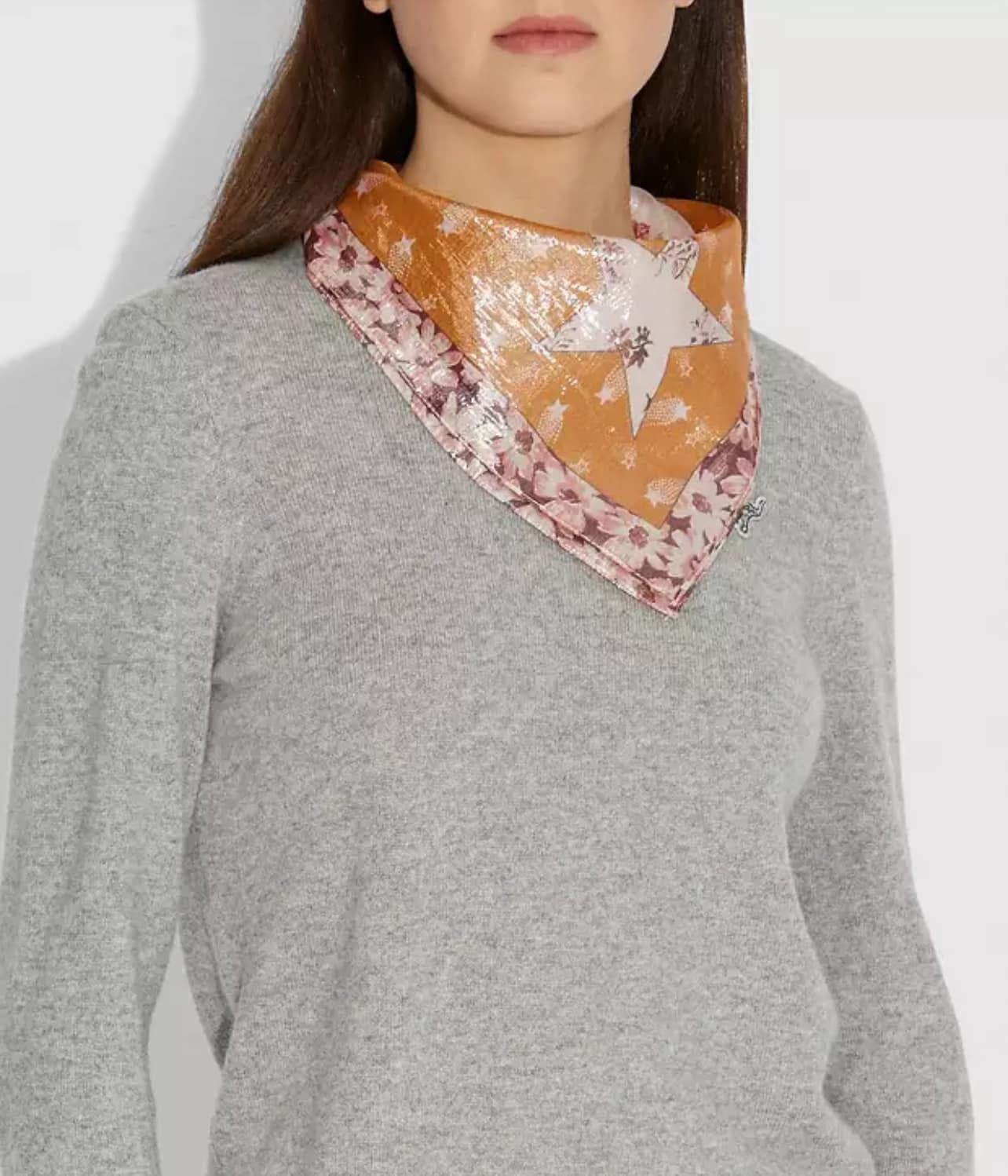 Coach Glam Rock Lame Bandana