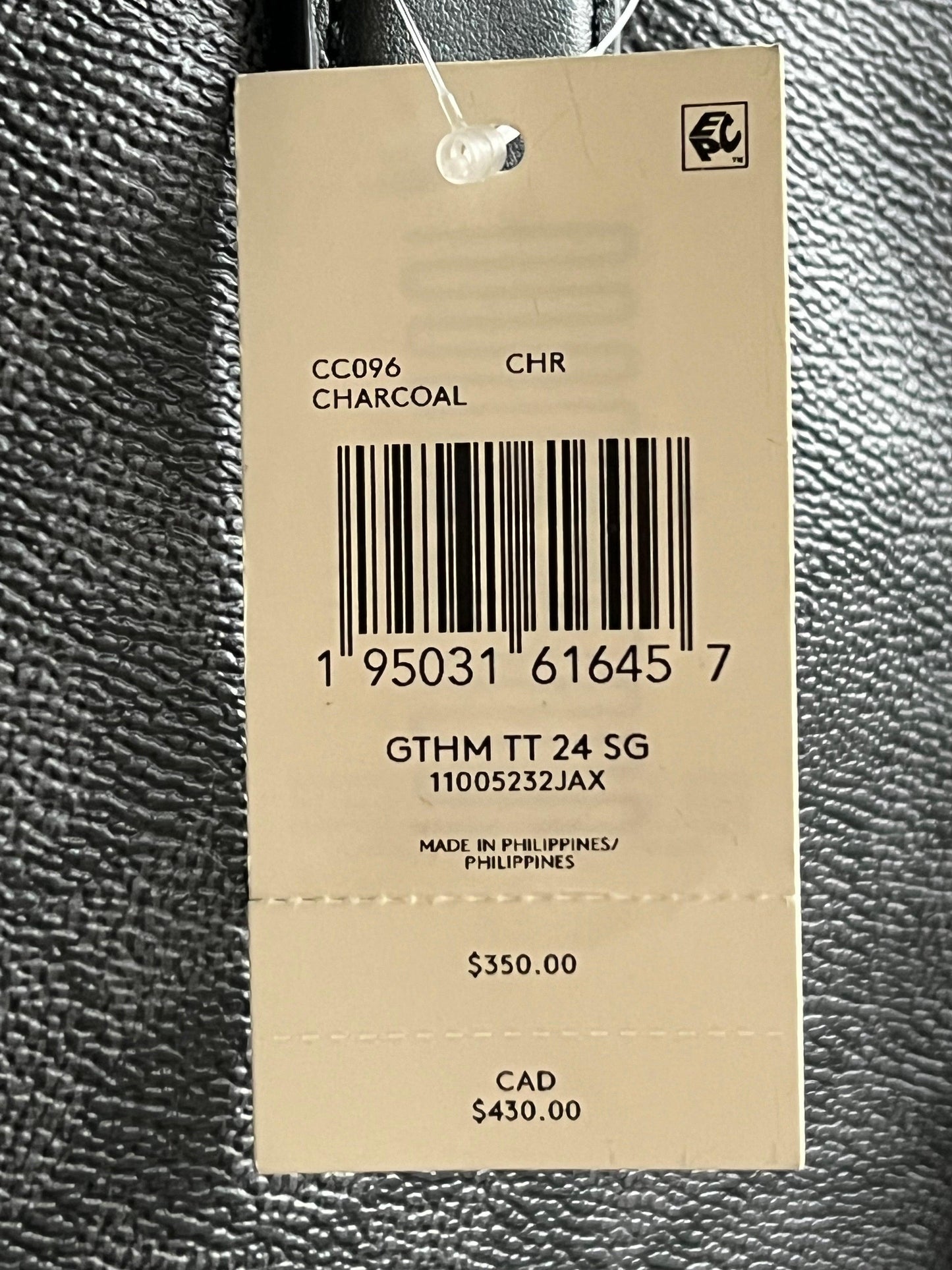 Coach Gotham Tall Tote 24 in Signature Canvas