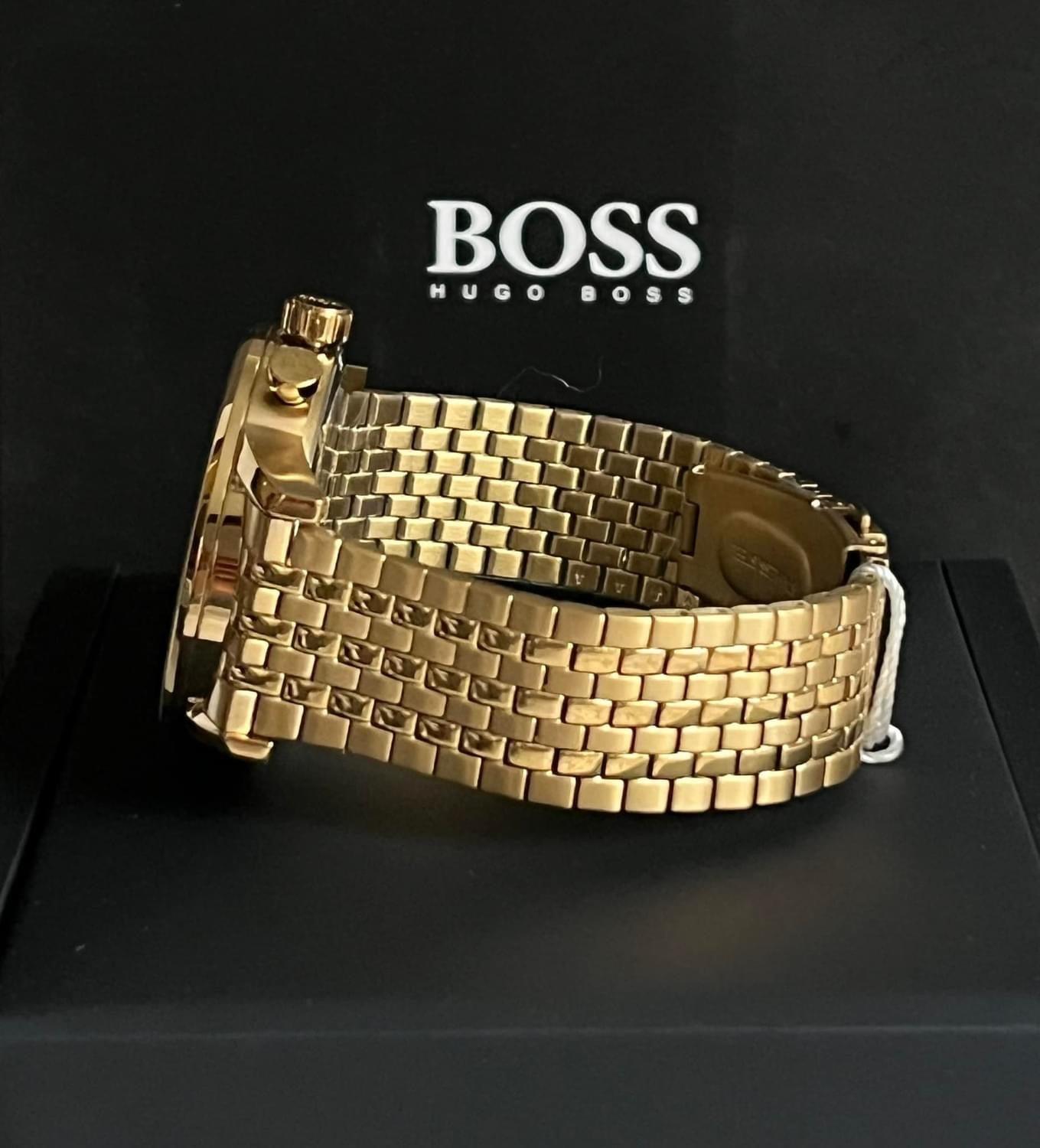 Hugo Boss Men’s Gold Navigator Chronograph Watch
