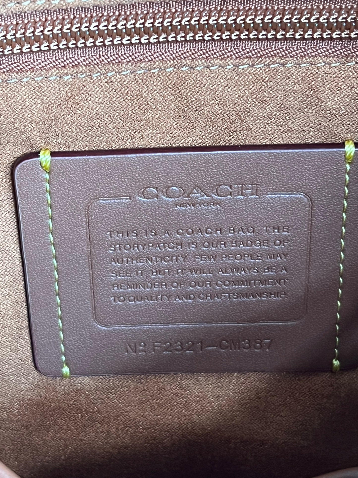 Coach Hitch Backpack in Micro Signature Jacquard