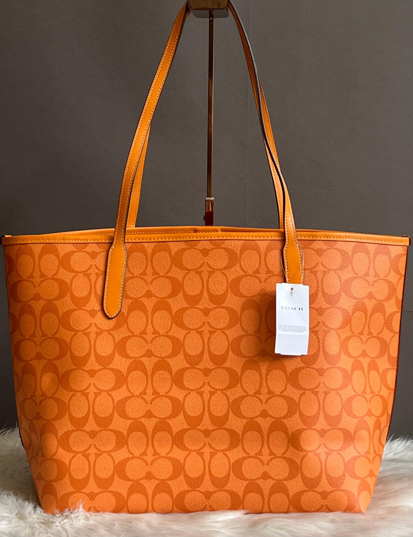 Coach City Tote in Signature Canvas