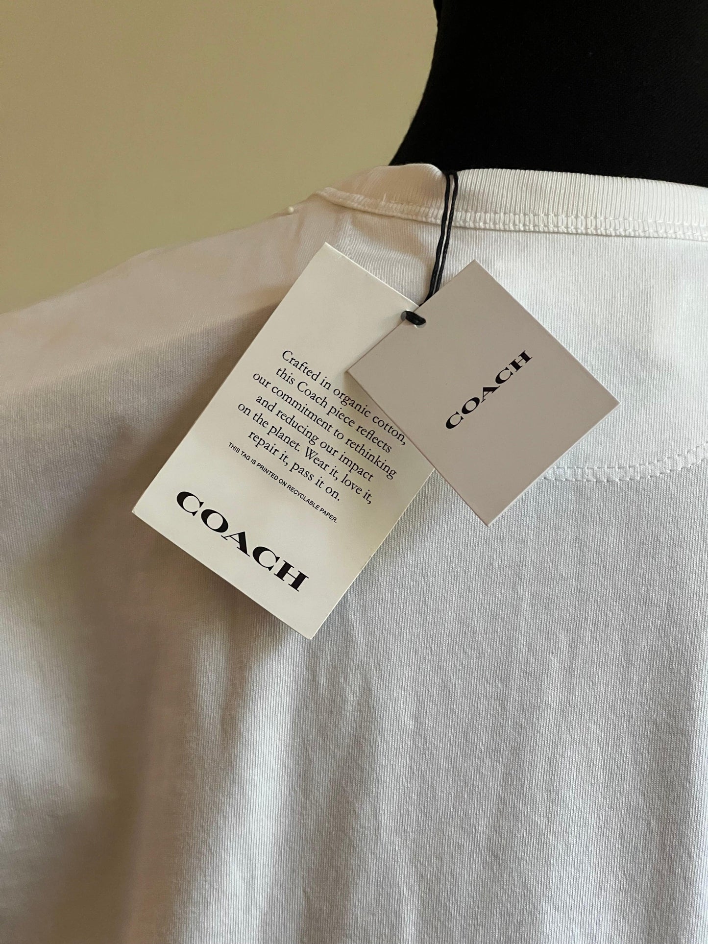 Coach Essential Pocket T-Shirt In Organic Cotton