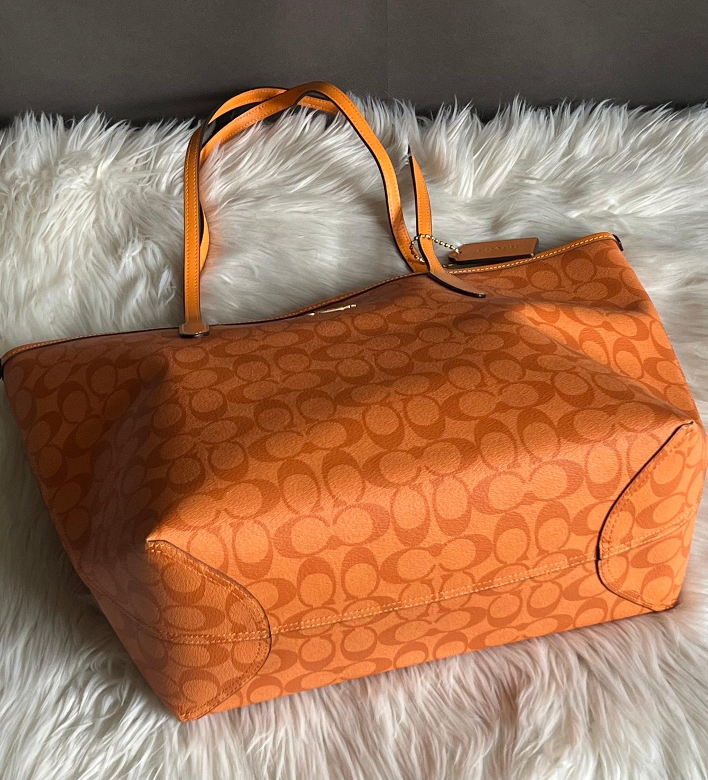 Coach City Tote in Signature Canvas