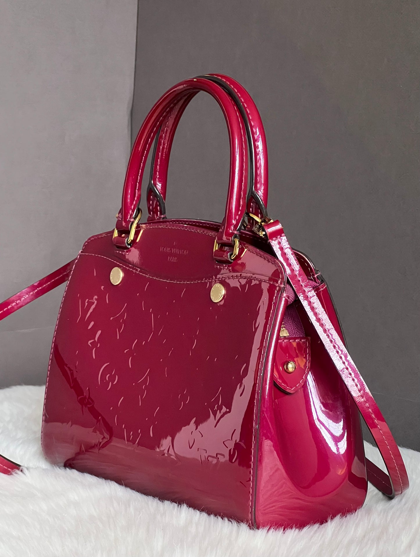 Louis Vuitton Monogram Brea BB in Vernis Leather Crossbody