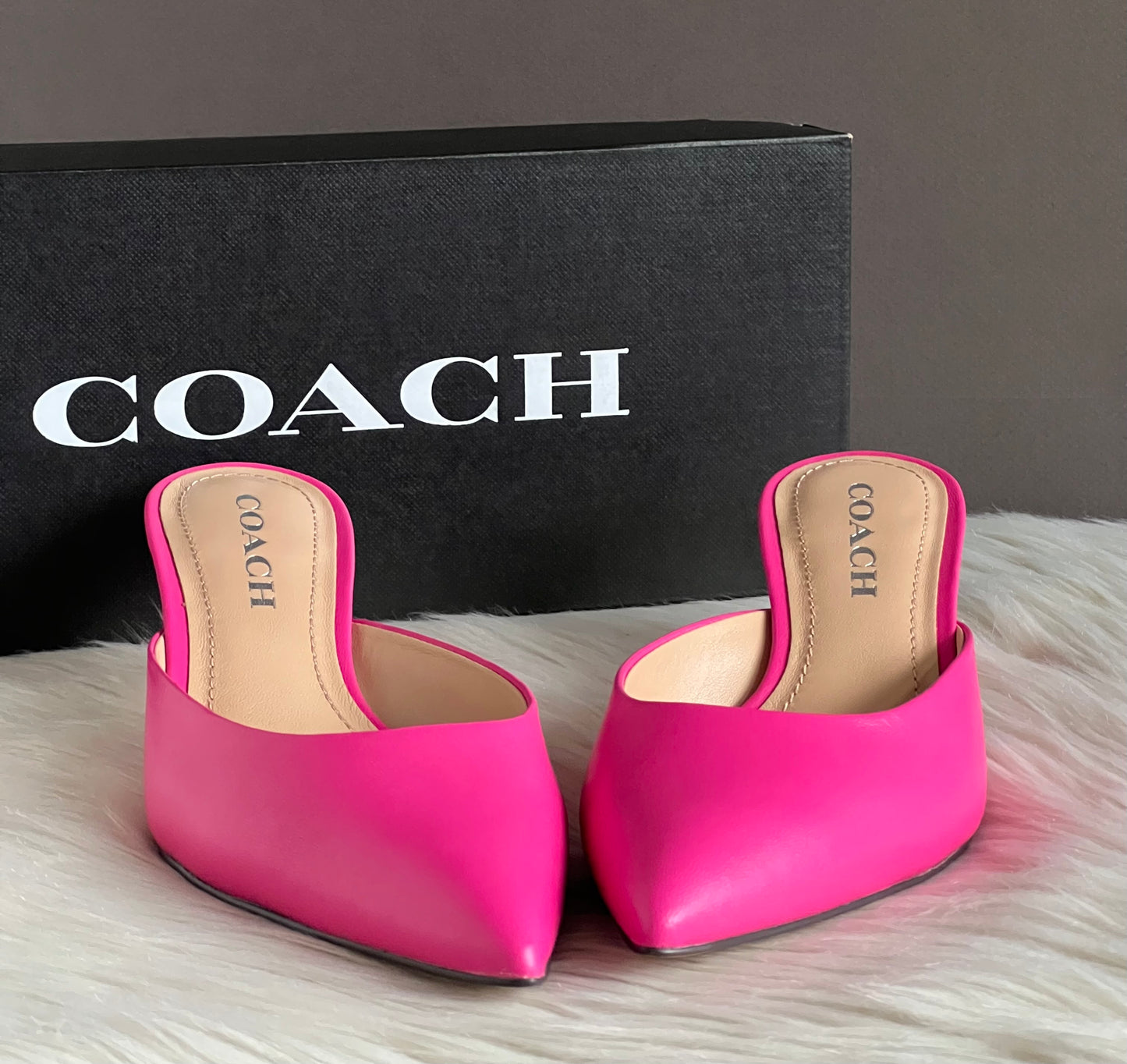 Coach Renn Leather Mule