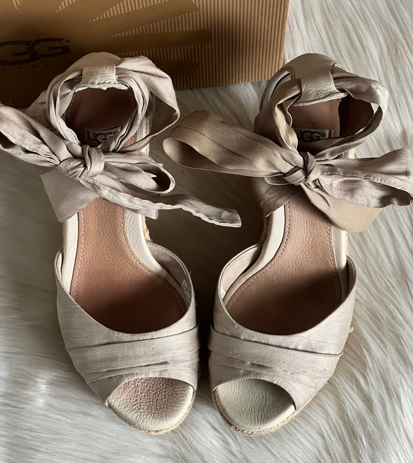 UGG Lucianna Platform Wedge Sandals