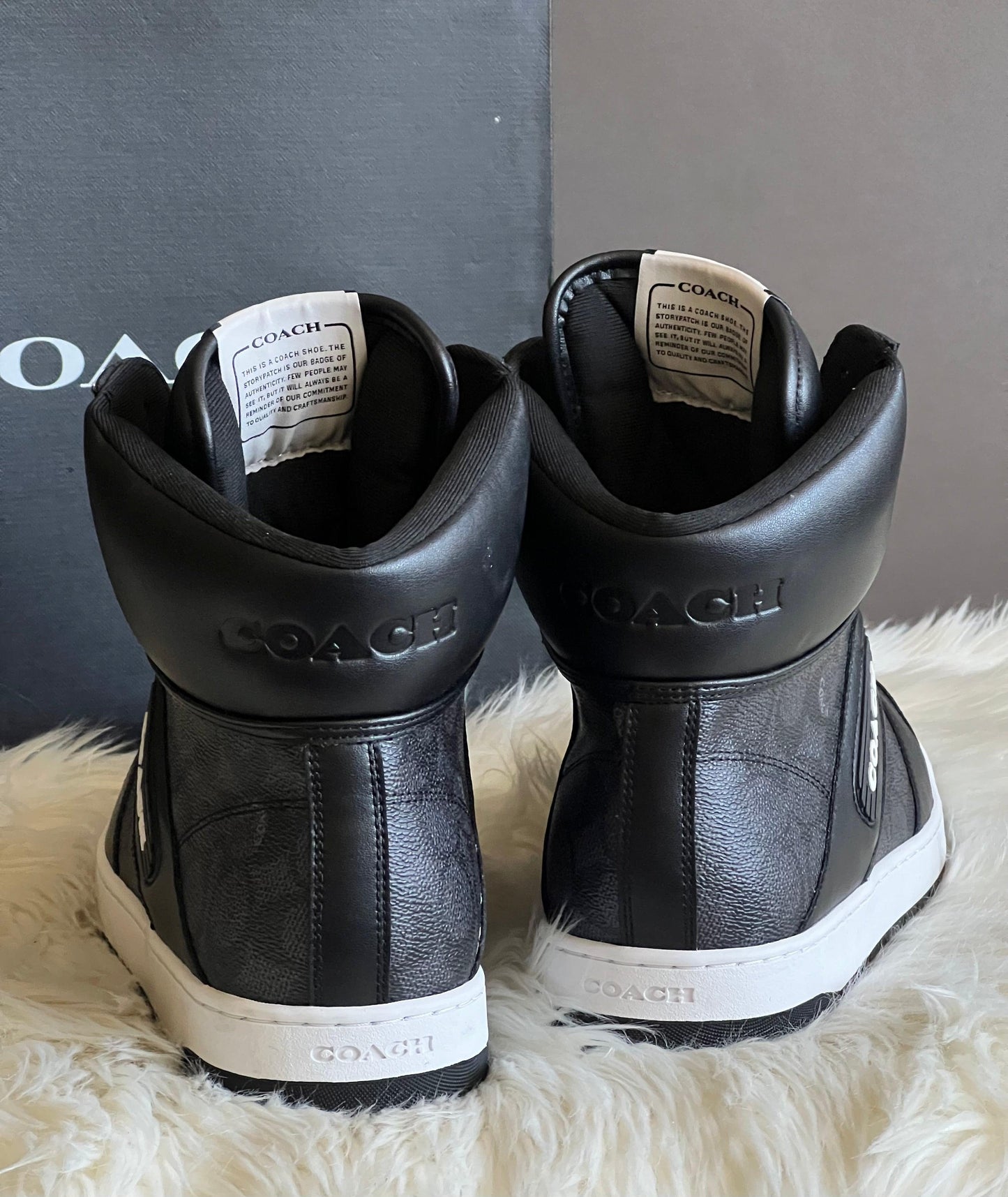Coach High Top Sneaker in Signature Canvas