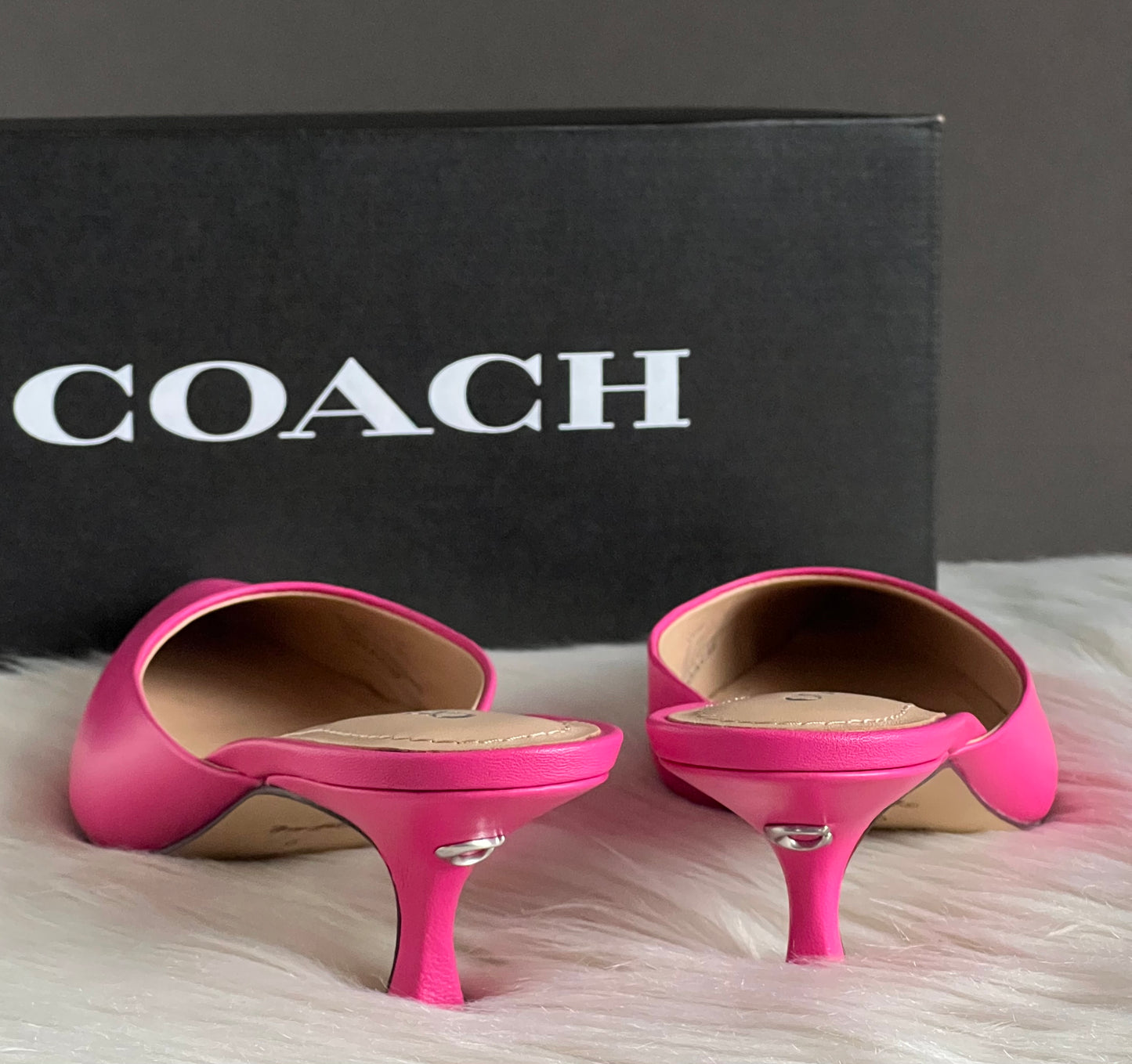 Coach Renn Leather Mule