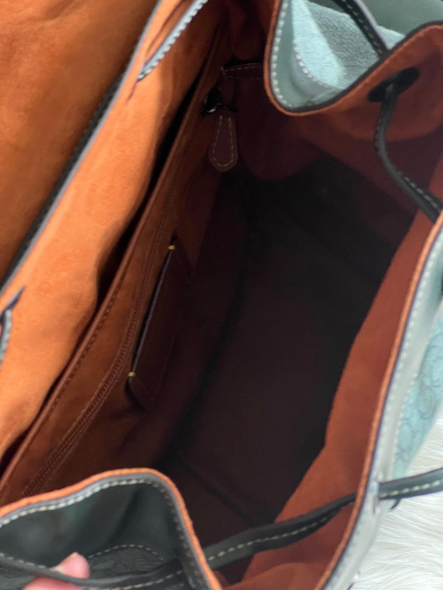 Coach Hitch Backpack in Micro Signature Jacquard