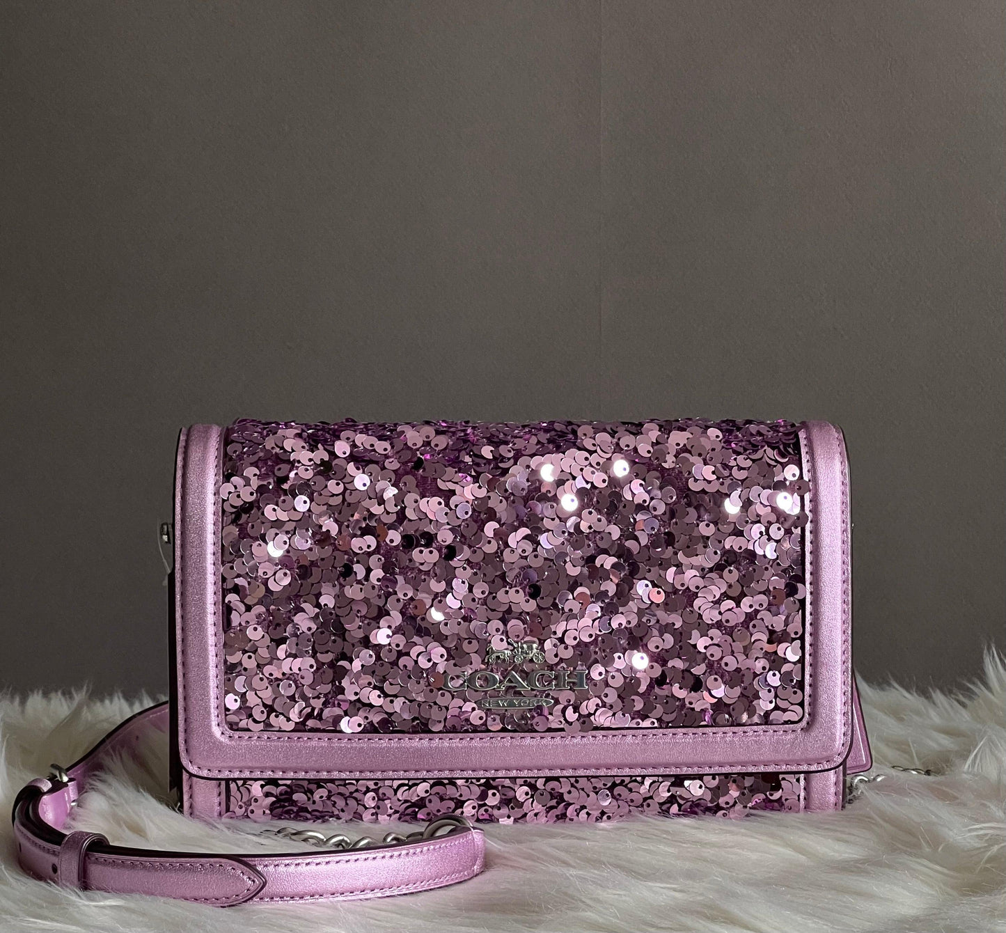 Coach Flap Clutch Crossbody