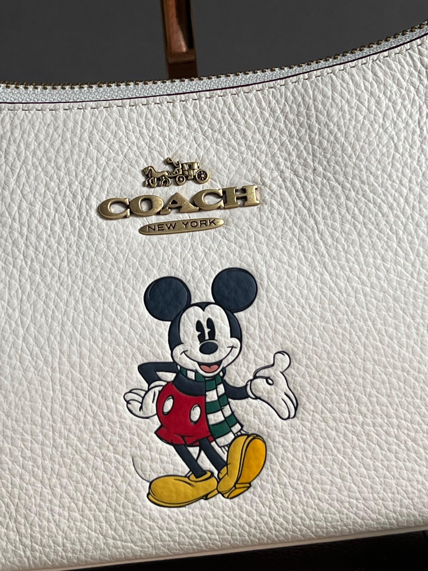 Disney X Coach Teri Shoulder Bag with Mickey Mouse