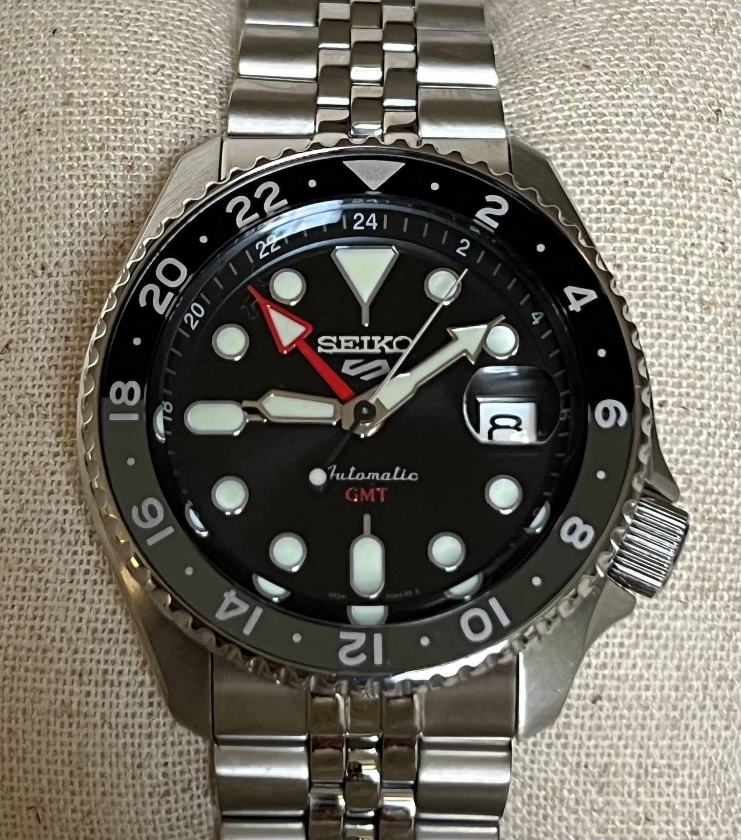 Seiko Men’s 5 Sports Automatic GMT Watch