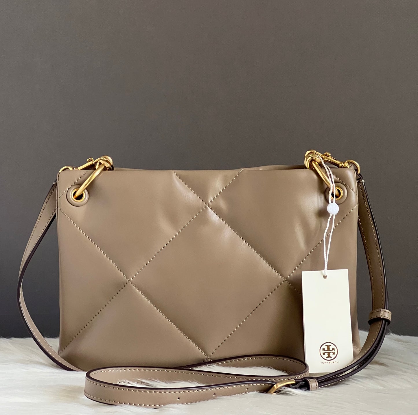 Tory Burch Small Kira Diamond Quilt Shoulder Bag