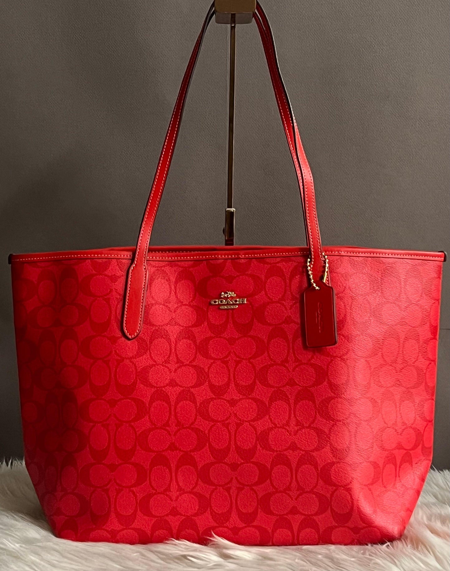 Coach City Tote in Signature Canvas