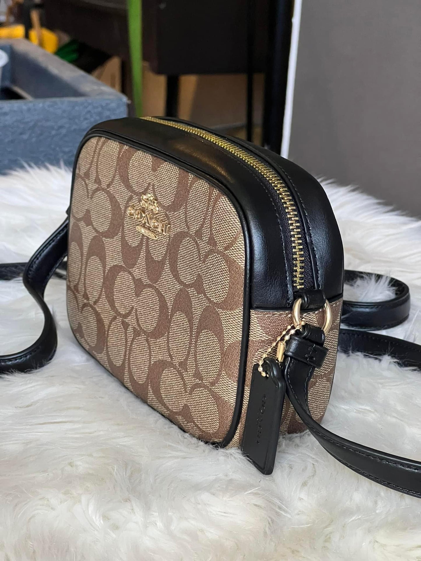 Coach Jamie Camera Bag in Signature Canvas