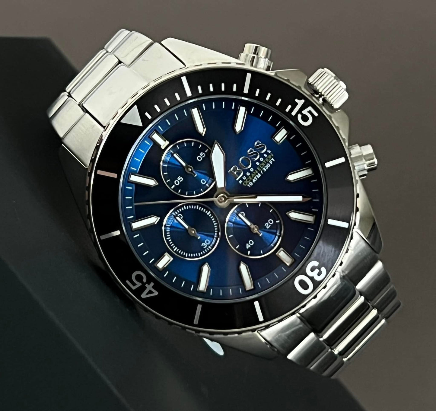 Hugo Boss Men’s Ocean Blue Dial Watch