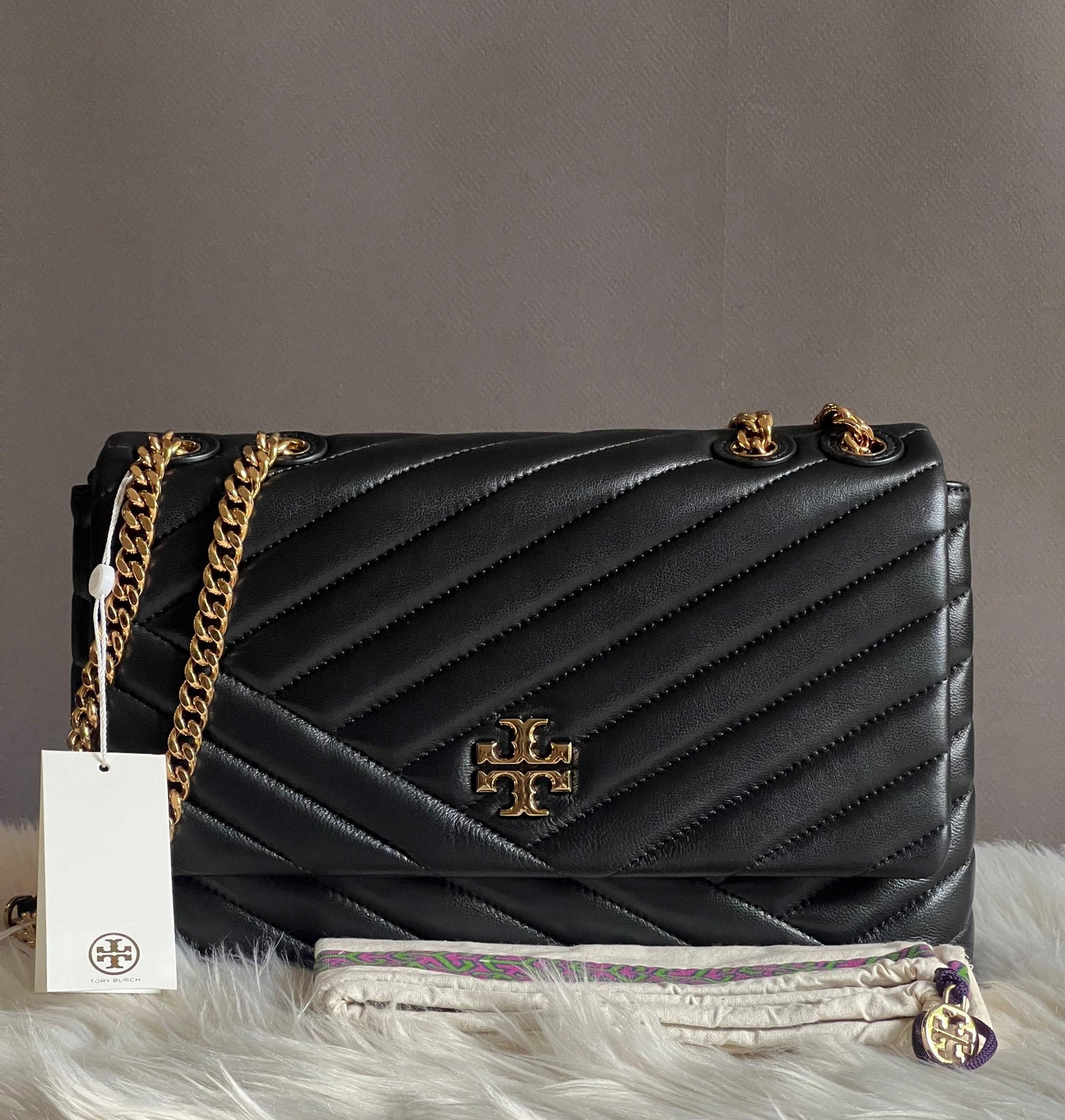 Tory Burch Kira Chevron Convertible Shoulder Bag