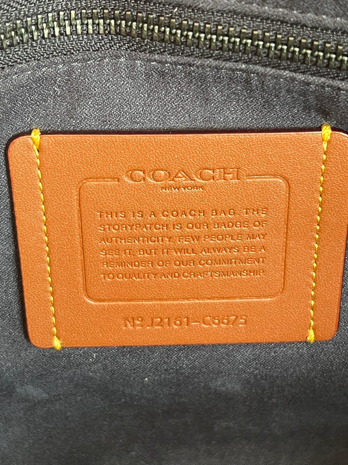 Coach Field Tote 40 with Pieced Quilting