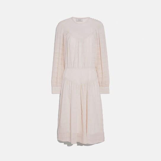 Coach Plaid Yoke Dress