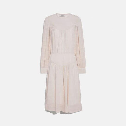Coach Plaid Yoke Dress