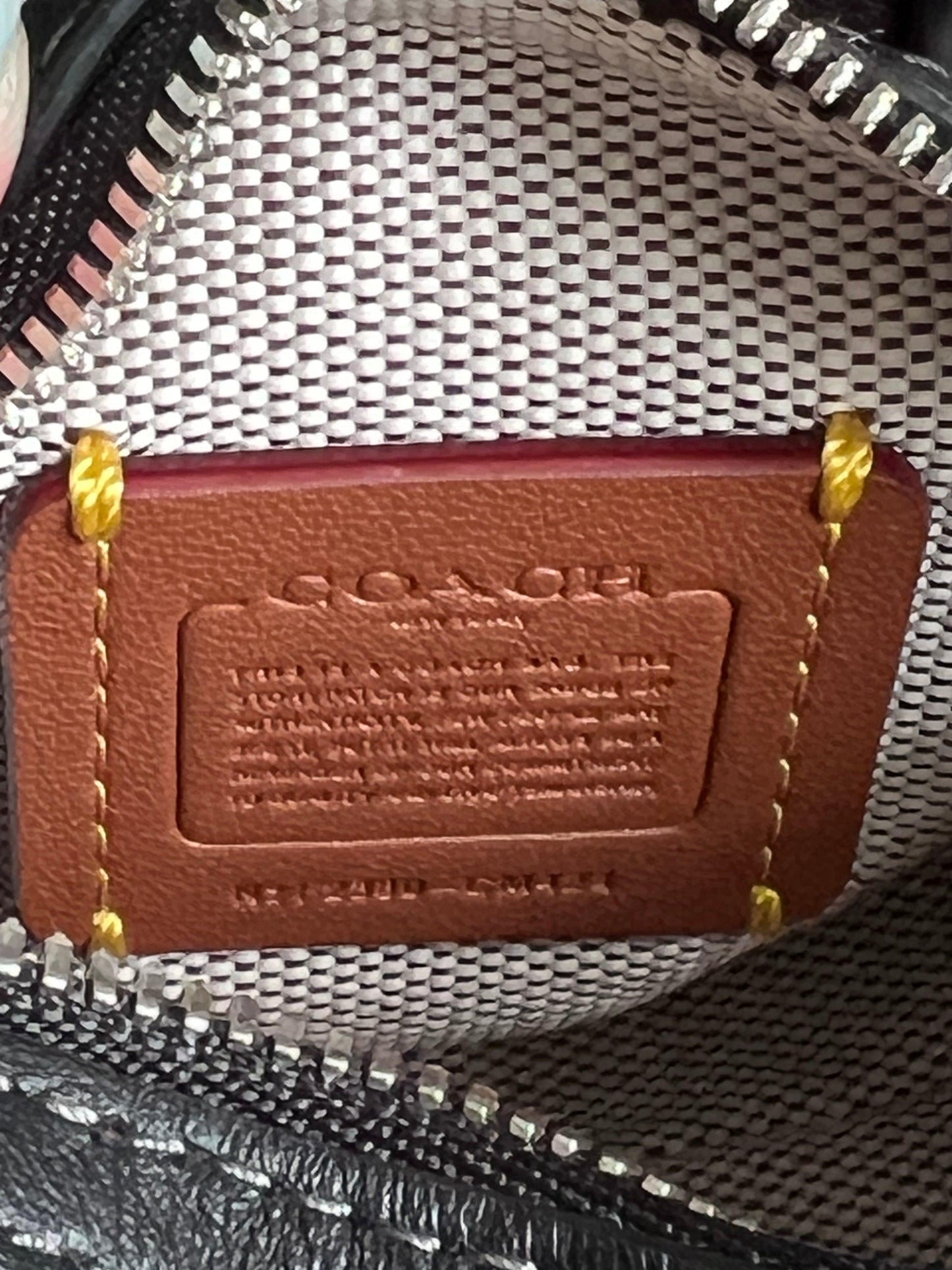 Coach Rogue 12 in Haircalf with Zebra Print