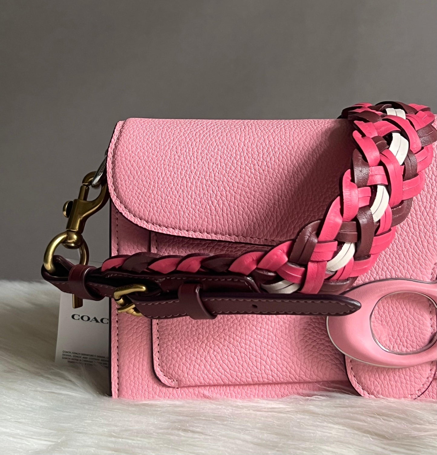 Coach Strap with Weaving