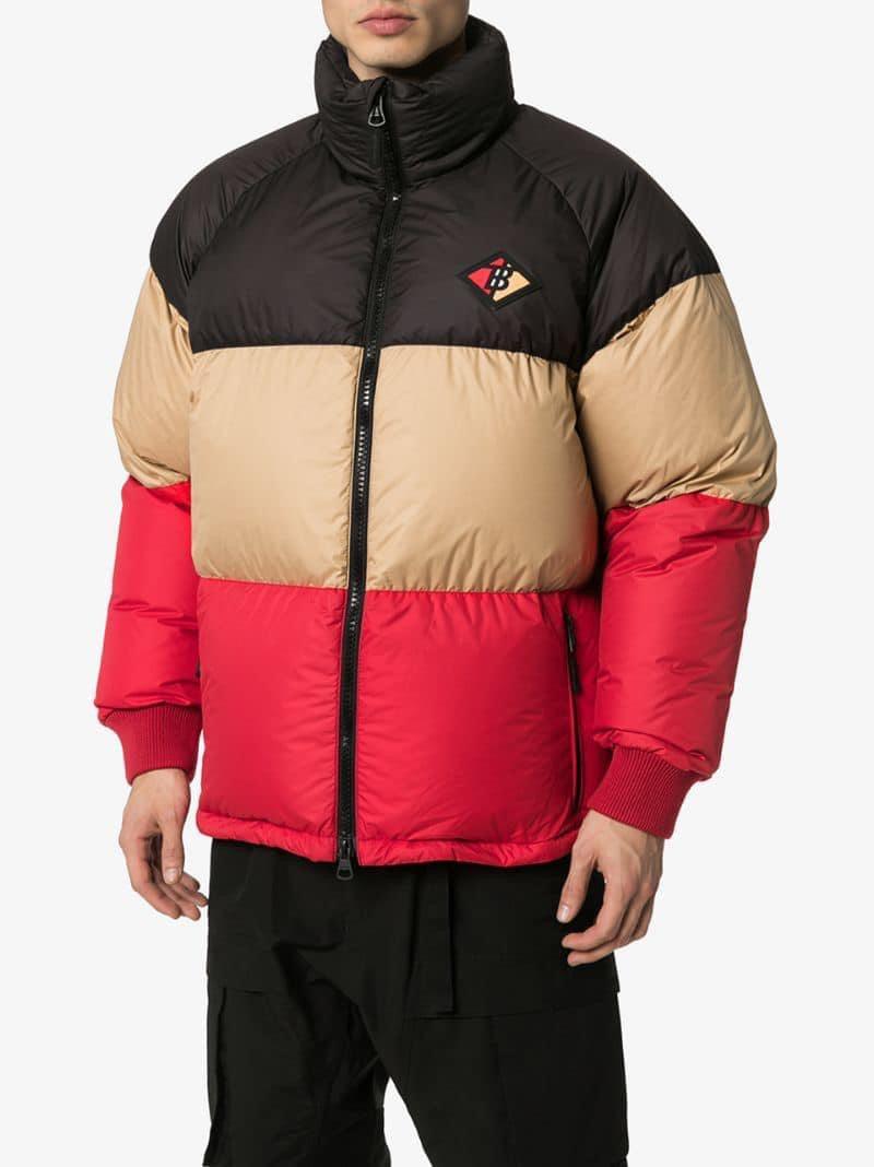 Burberry Branston Men’s Colour Block Puffer Jacket