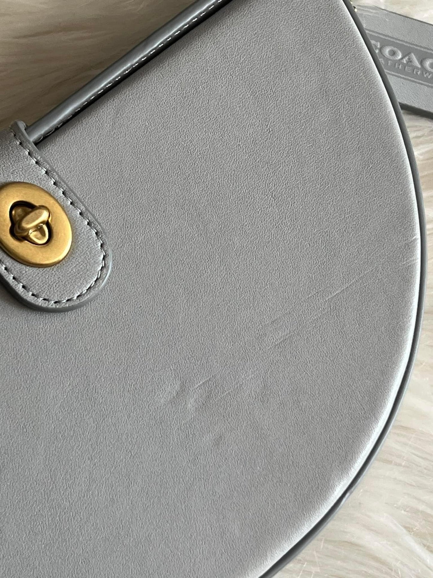 Coach City Blocks Semi Circle Bag