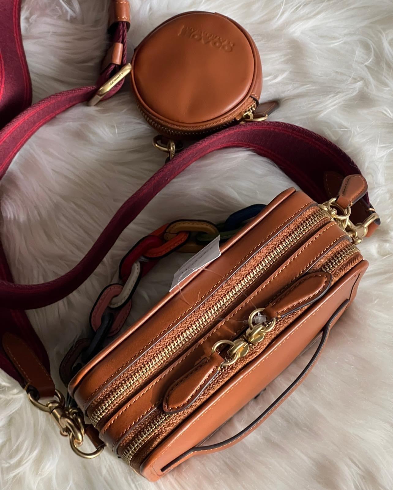Coach Charter Crossbody with Hybrid Pouch with Rainbow