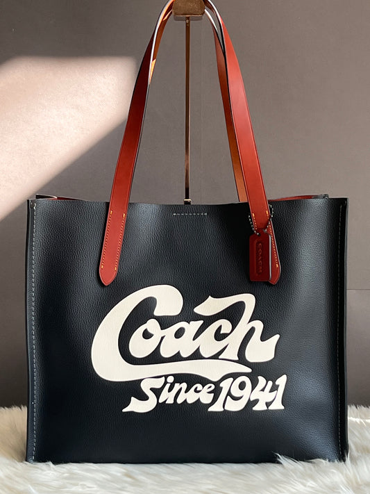 Coach Relay Tote with Coach Graphic