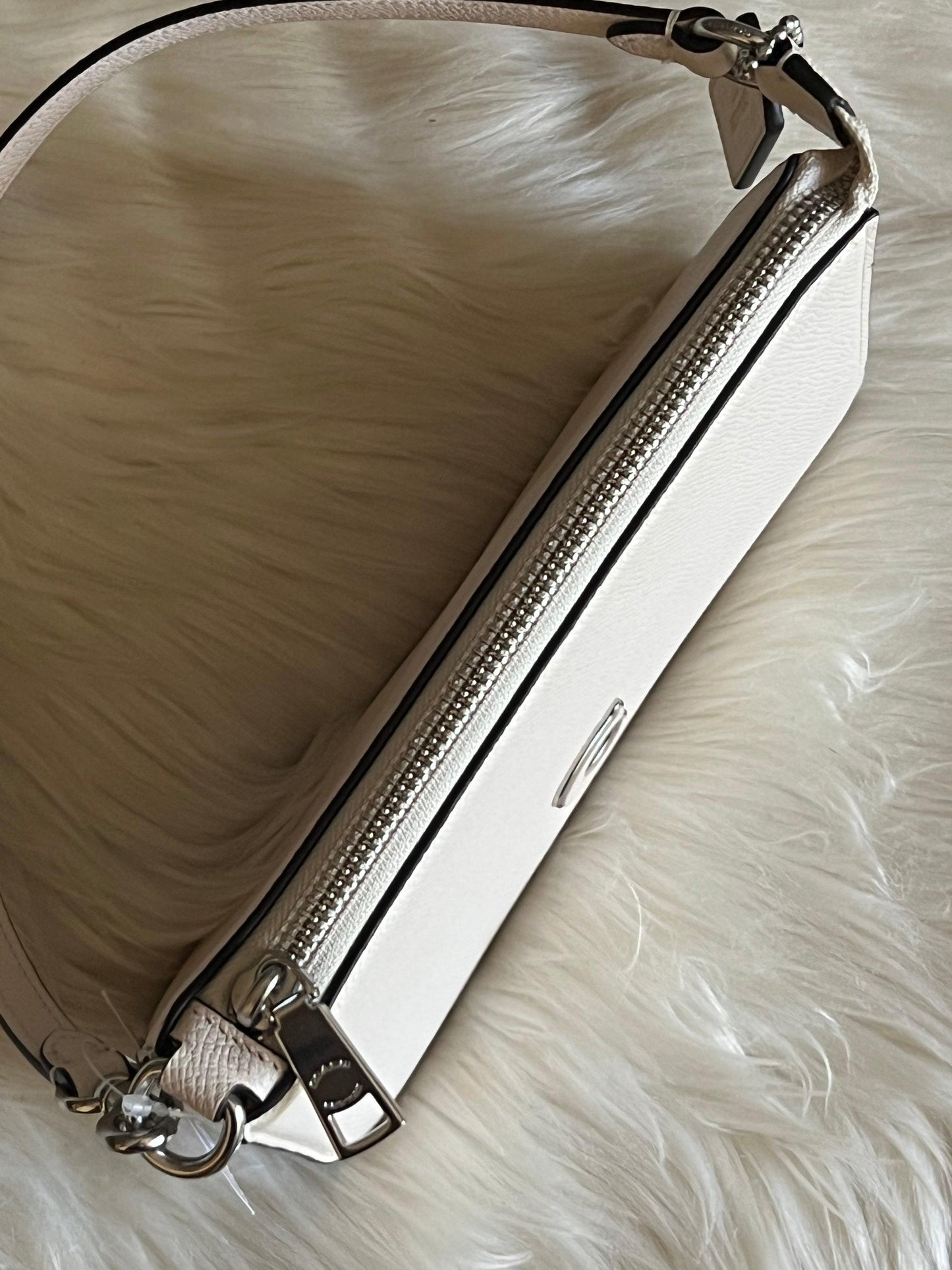 Coach Pouch Bag with Signature Canvas Detail