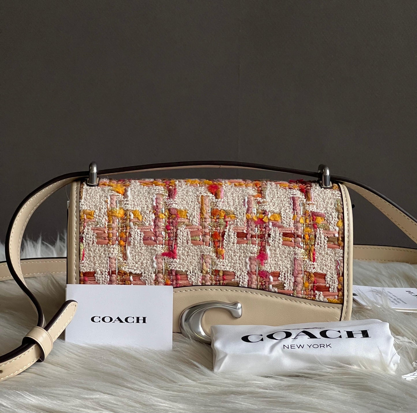 Coach Bandit Crossbody Bag in Tweed