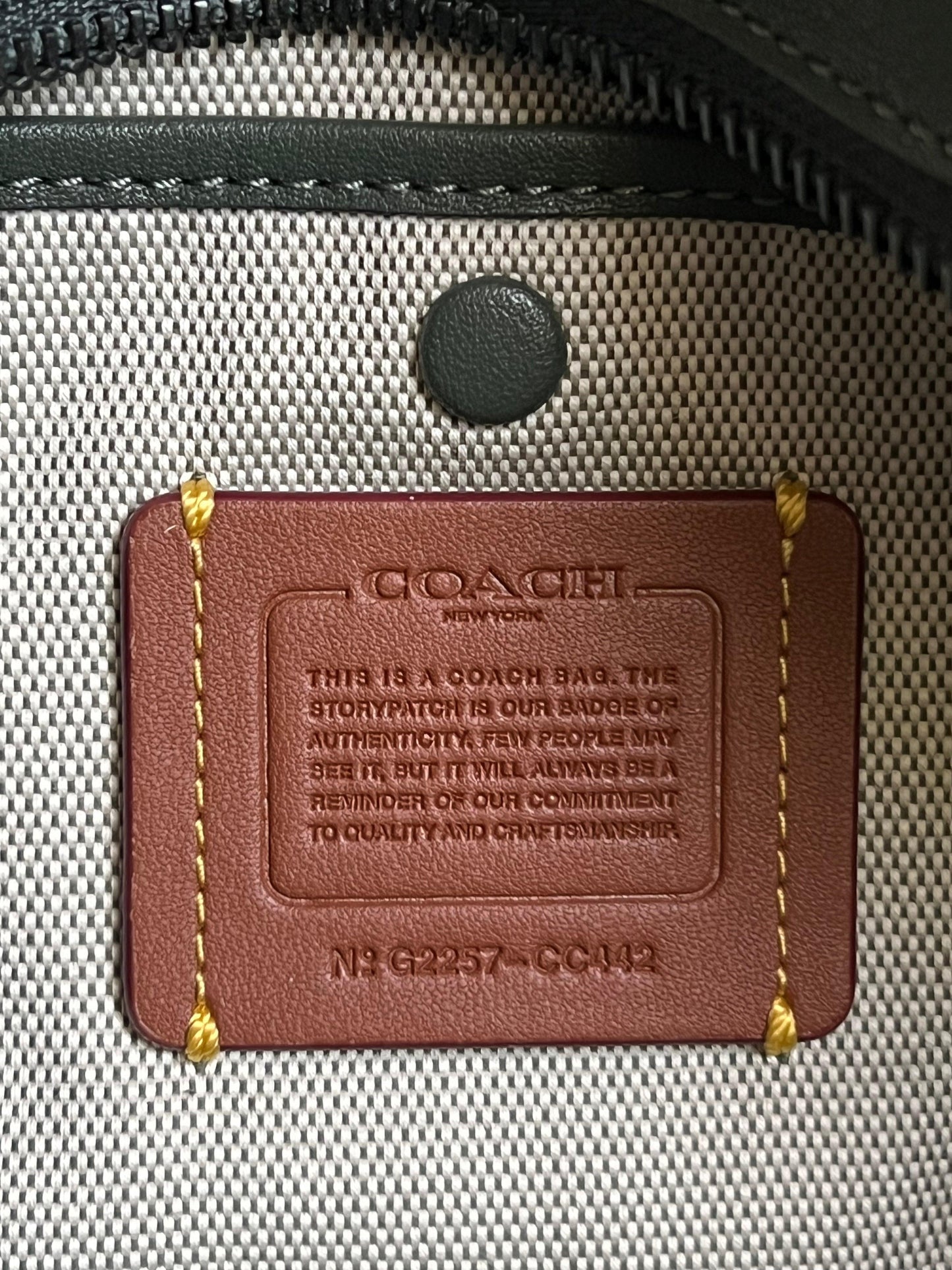 Coach Tote 28 in Signature Shearling