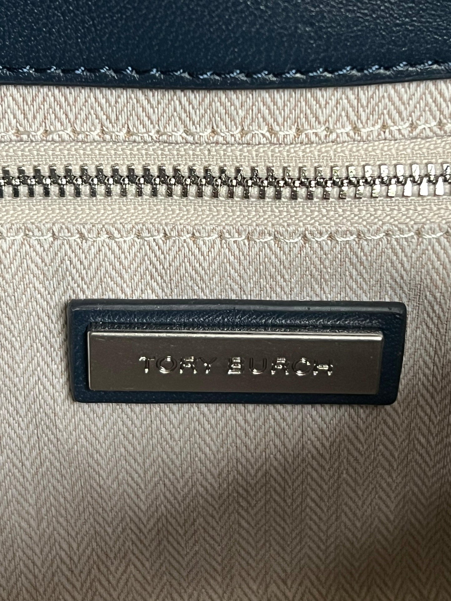 Tory Burch Small Fleming Soft Denim Convertible Shoulder Bag