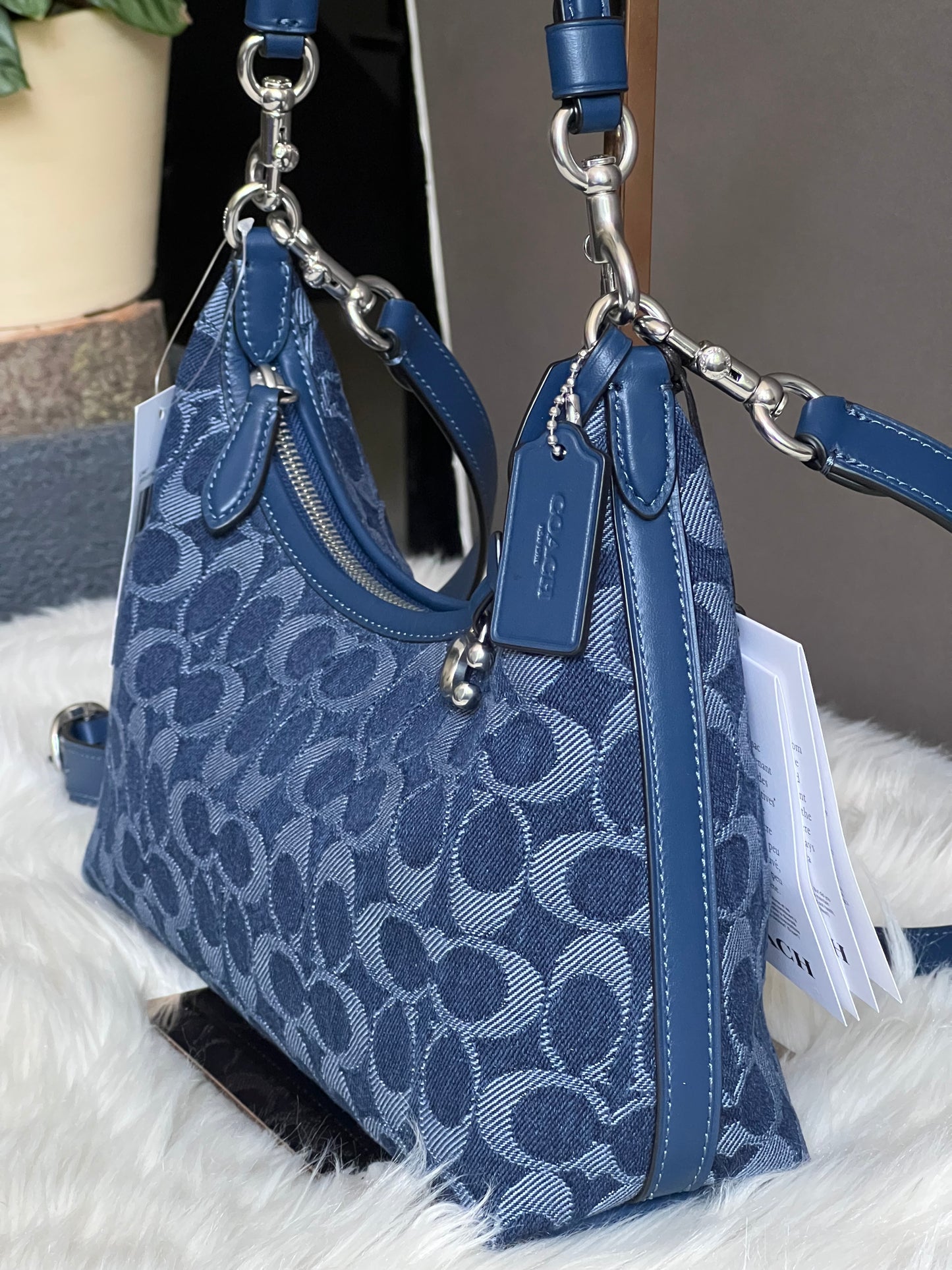 Coach Juliet Shoulder Bag 25 in Signature Denim