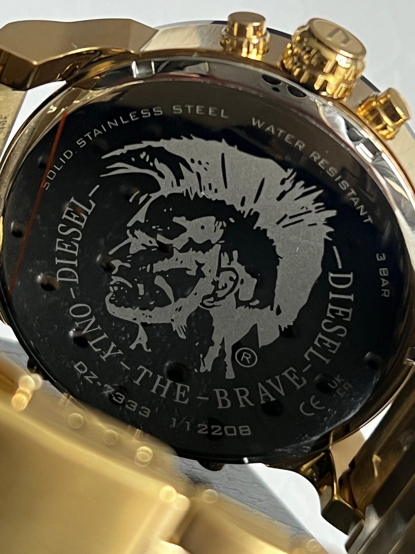 Diesel Men’s Mr. Daddy 2.0 Gold-Tone Chronograph Watch