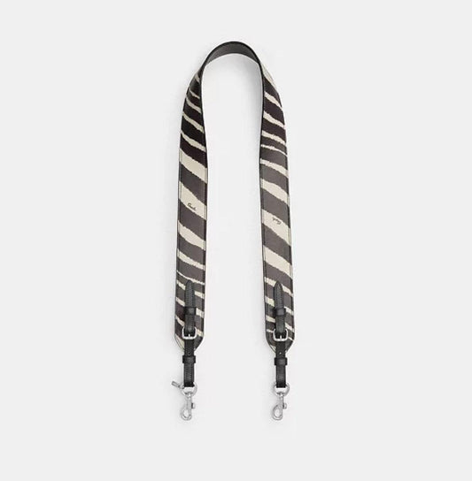 Coach Strap with Zebra Print