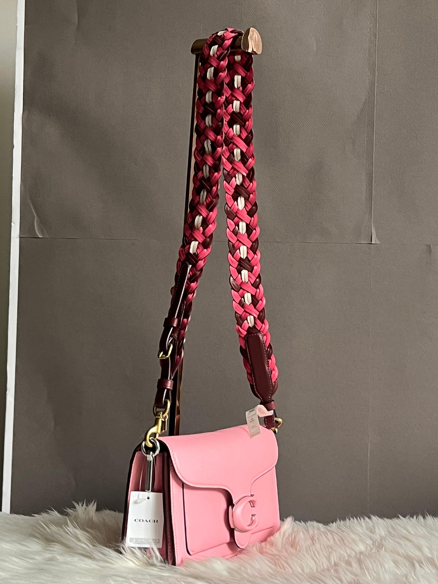 Coach Strap with Weaving