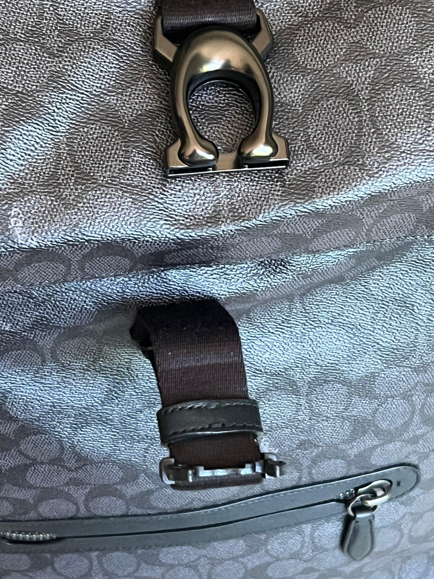 Coach Beck Roll Top Backpack in Signature Canvas