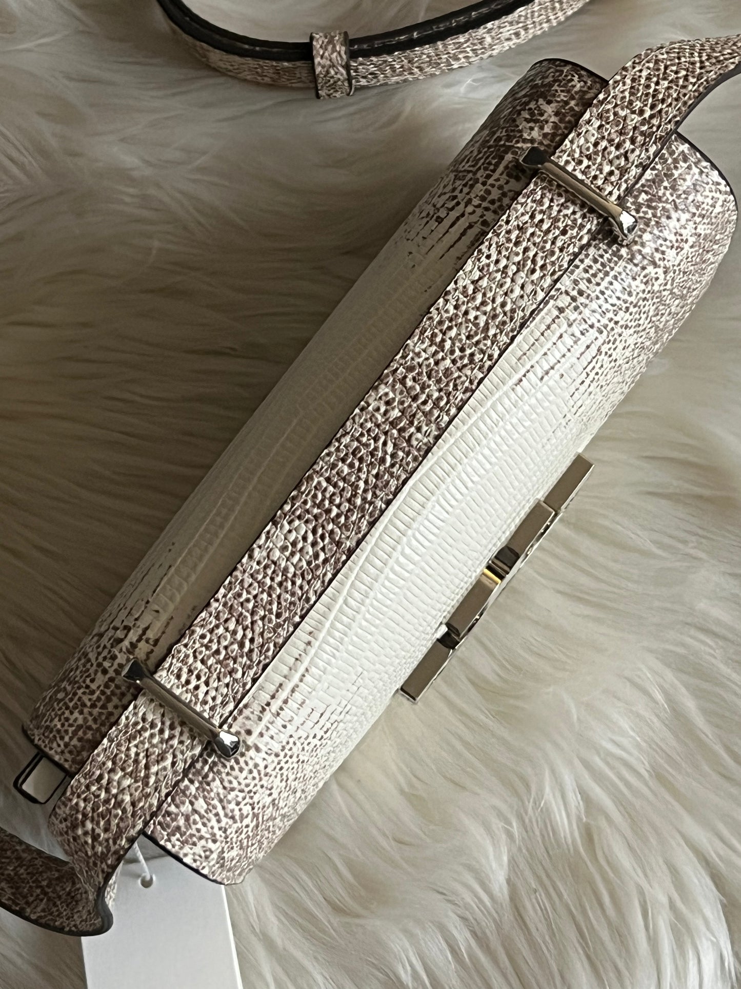 Tory Burch Small Eleanor Lizard-Embossed Bag